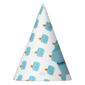 可愛おもしろいいキッズアートセントニコラス・シンタークラース パーティーハット (左)