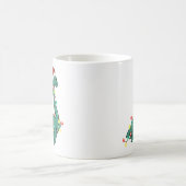 可愛おもしろいいクリスマスのロクネス・モンスター コーヒーマグカップ (中央)