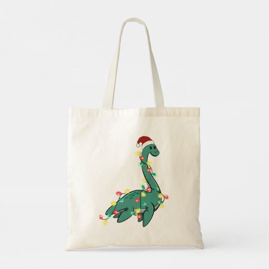 可愛おもしろいいクリスマスのロクネス・モンスター トートバッグ (裏面)