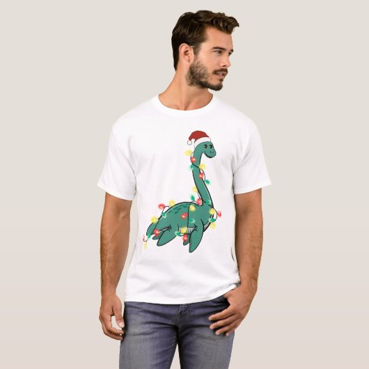 可愛おもしろいいクリスマスのロクネス・モンスター Tシャツ (正面フル)