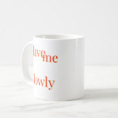 可愛おもしろいいクール理想 コーヒーマグカップ (正面左)