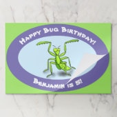 可愛おもしろいいグ祈リーンのマンティスの誕生日 ペーパーパッド (折り畳み)