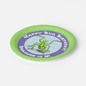 可愛おもしろいいグ祈リーンのマンティスの誕生日 ペーパープレート (アングル)