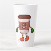 可愛おもしろいいコーヒー カフェラテマグ (正面)