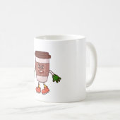 可愛おもしろいいコーヒー コーヒーマグカップ (正面右)