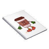 可愛おもしろいいコーヒー ノートブック (右側)