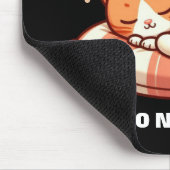 可愛おもしろいいシャロディンガー猫(邪魔をしない) マウスパッド (コーナー)