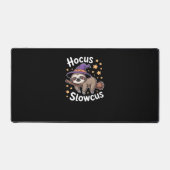 可愛おもしろいいスロスハロウィーン必須Tシャツ デスクマット (正面)