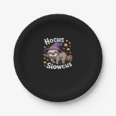 可愛おもしろいいスロスハロウィーン必須Tシャツ ペーパープレート (正面)