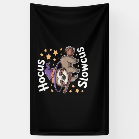 可愛おもしろいいスロスハロウィーン必須Tシャツ 横断幕 (縦)