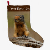 可愛おもしろいいソーサリ ラージクリスマスストッキング (正面)