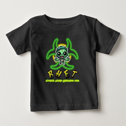 可愛おもしろいいゾンビT ベビーTシャツ (正面)