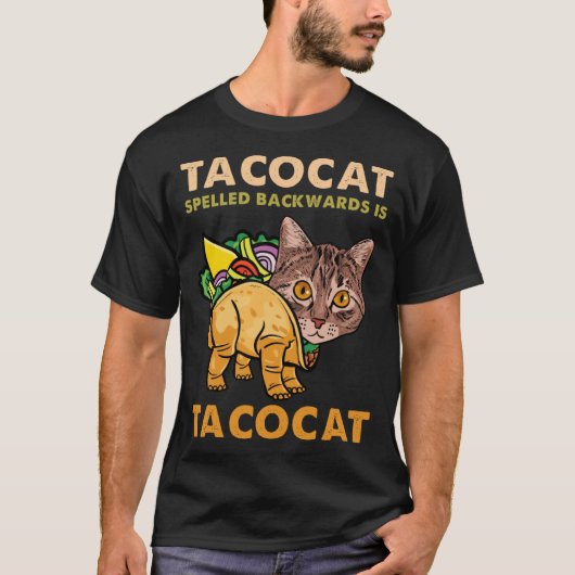 可愛おもしろいいタコカット猫のスペルはG Tシャツ (正面)
