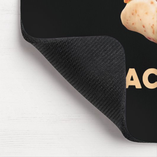 可愛おもしろいいタコカット猫スペル逆 マウスパッド (コーナー)