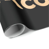 可愛おもしろいいタコカット猫スペル逆 ラッピングペーパー (ロールコーナー)