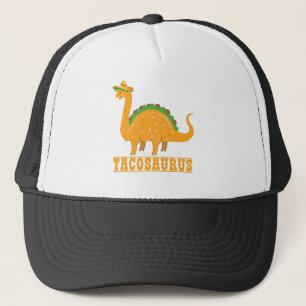 可愛おもしろいいタコスウルスメキシコ料理タコスDino Love キャップ