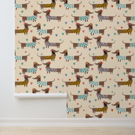 可愛おもしろいいダシュント犬 壁紙