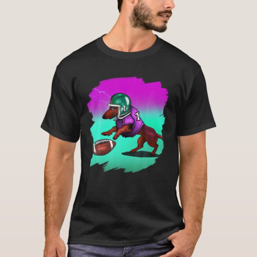 可愛おもしろいいダシュンドチウエニー遊ウィナー Tシャツ (正面)