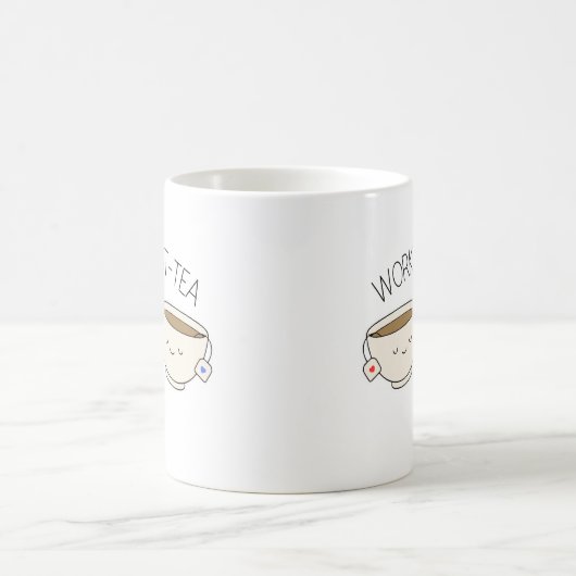 可愛おもしろいいトレンディー最高のワーク – 紅茶コーヒーマグ コーヒーマグカップ (中央)