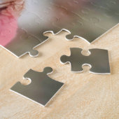 可愛おもしろいいドッグタングホワイトシュナウザーパズル ジグソーパズル (側面)