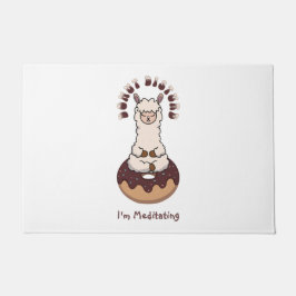 可愛おもしろいいドーナツパーソナライズされた ドアマット