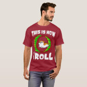 可愛おもしろいいハスター転がよ Tシャツ (正面フル)
