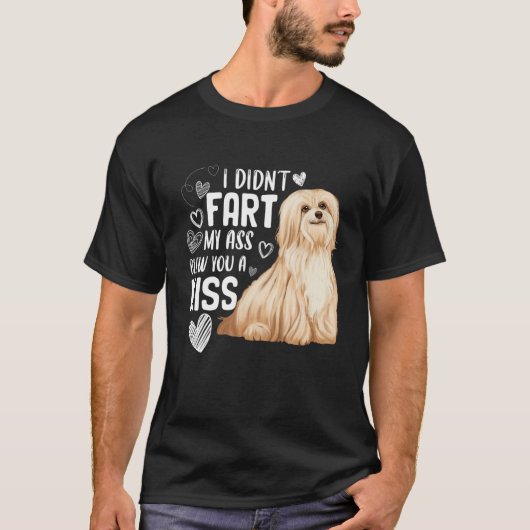 可愛おもしろいいハバナ犬が子犬を愛さない Tシャツ (正面)