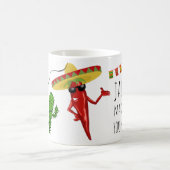 可愛おもしろいいハラペノスが嬉しいよ コーヒーマグカップ (中央)