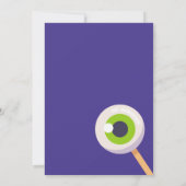 可愛おもしろいいハローウィンパーティ 招待状 (裏面)