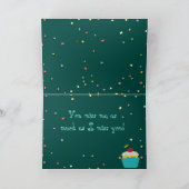 可愛おもしろいいバセ恋しく思セット付き「君の」カード カード (内部)