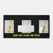 可愛おもしろいいバナナデスクマット デスクマット (キーボード&マウス)