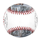 可愛おもしろいいバレエのボーイフレンド2写真 野球ボール (裏面)