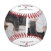 可愛おもしろいいバレエのボーイフレンド2写真 野球ボール (正面)