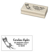 可愛おもしろいいパーソナライズされた猫 ラバースタンプ (押印)