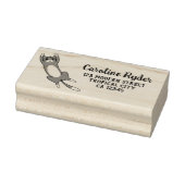 可愛おもしろいいパーソナライズされた猫 ラバースタンプ (スタンプ)