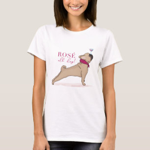 可愛おもしろいいフランスのブルドッグTシャツ Tシャツ