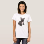 可愛おもしろいいフランスのブルドッグTシャツ Tシャツ<br><div class="desc">可愛おもしろいいフランスのブルドッグTシャツすべての犬のオーナーと愛犬家のための完璧な贈り物。</div>