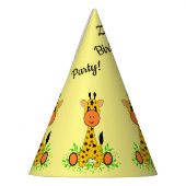 可愛おもしろいいベビー子供へキリン パーティーハット (左)