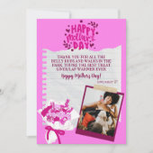 可愛おもしろいいペットマザーズデイパーソナライズされた シーズンカード (正面)