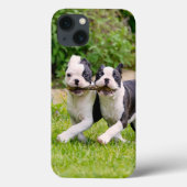 可愛おもしろいいボストンテリア犬のパピー遊ズ – Case-Mate iPhoneケース (裏面)