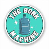 可愛おもしろいいボンクマシン/無料パレスチナデザイン シール (正面)