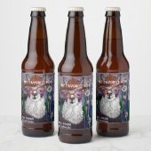 可愛おもしろいいマ保マラカッコいいマ ビールラベル (ボトル)