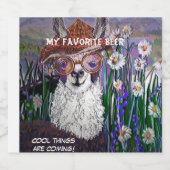 可愛おもしろいいマ保マラカッコいいマ ビールラベル (シングルラベル)