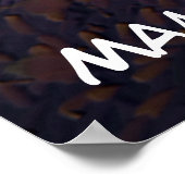 可愛おもしろいいマ保マラカッコいいマ ポスター (角)