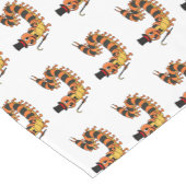 可愛おもしろいいムカデイラストレーション ショートテーブルランナー (コーナー)