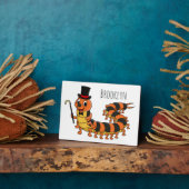 可愛おもしろいいムカデイラストレーション フォトプラーク (側面)