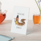 可愛おもしろいいムカデイラストレーション 台座サイン (インサイチュ)