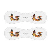 可愛おもしろいいムカデイラストレーション 野球ボール (パネル)