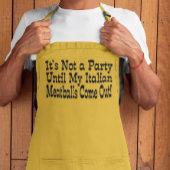 可愛おもしろいいメユニークートボールイタリアンエプロン スタンダードエプロン