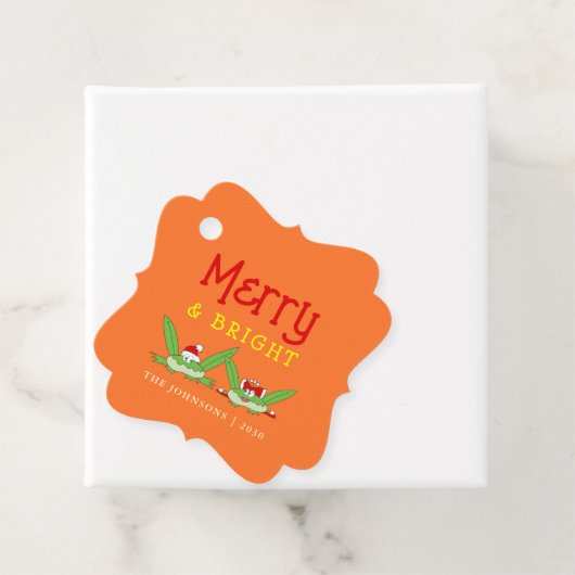 可愛おもしろいいメリー明るいクリスマスプレゼントラベル フェイバータグ (インサイチュ)